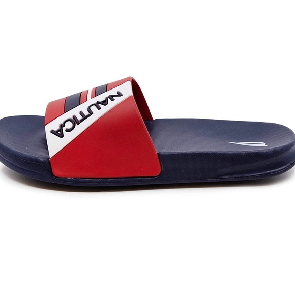 Nautica Slide Shower & Beach Sandal Slip on Size 9 - Picture 5 of 7